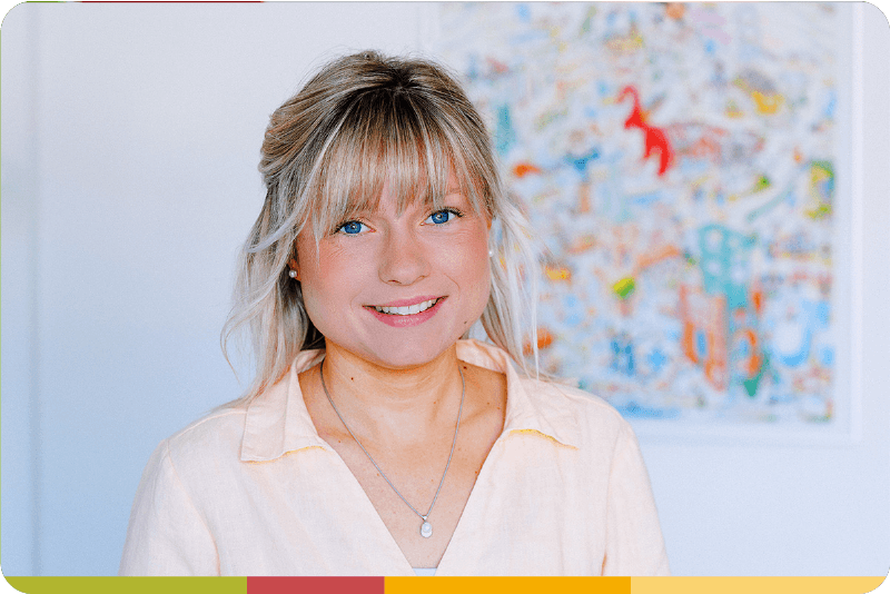 Portrait von Melanie Schoida aus der Sprachtherapie Praxis in Bottrop