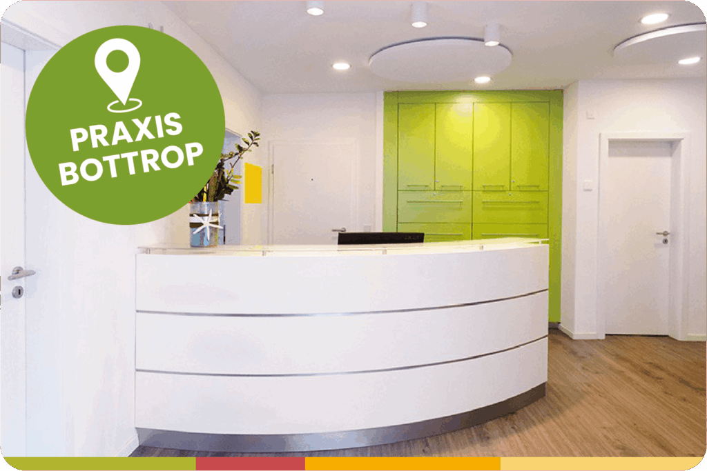 Eingangsbereich der Sprachtherapie Praxis in Bottrop